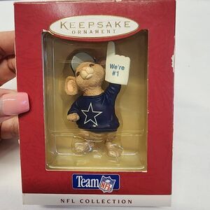 Hallmark Holiday 1996 Hallmark Team Nfl We’re #1 Dallas Cowboys Ornament